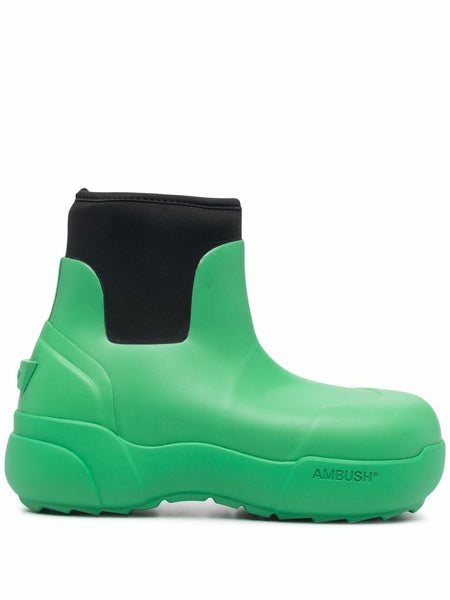 AMBUSH Rubber Boots Green – MAISONDEFASHION.COM