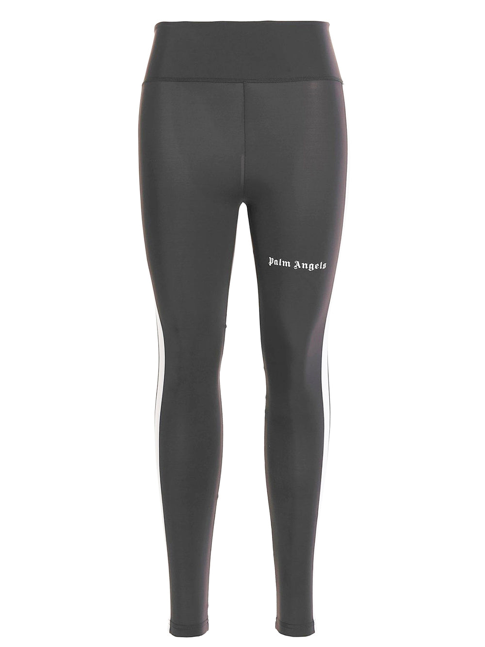 PALM ANGELS WOMEN Track Leggings Dark Grey/White - MAISONDEFASHION.COM