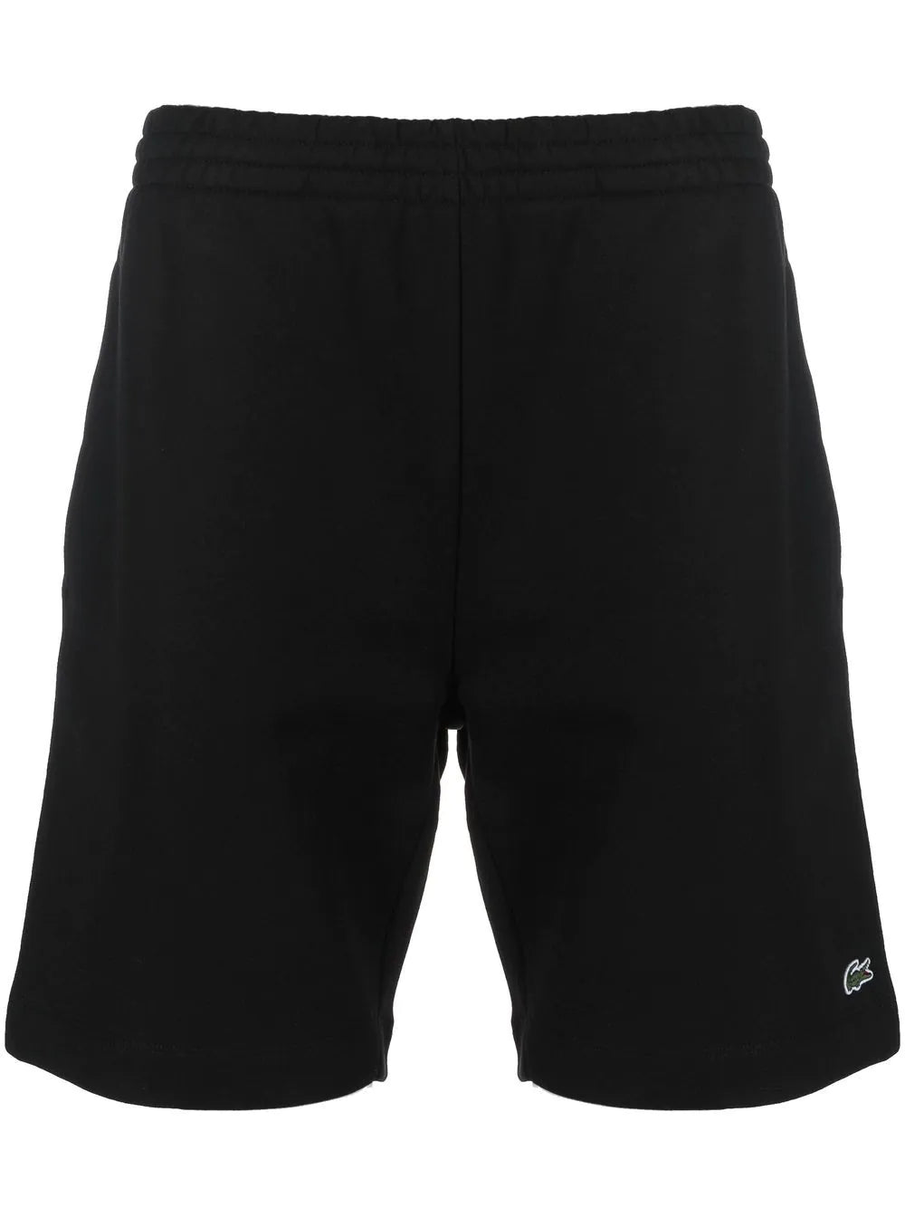 LACOSTE Logo Shorts Black - MAISONDEFASHION.COM