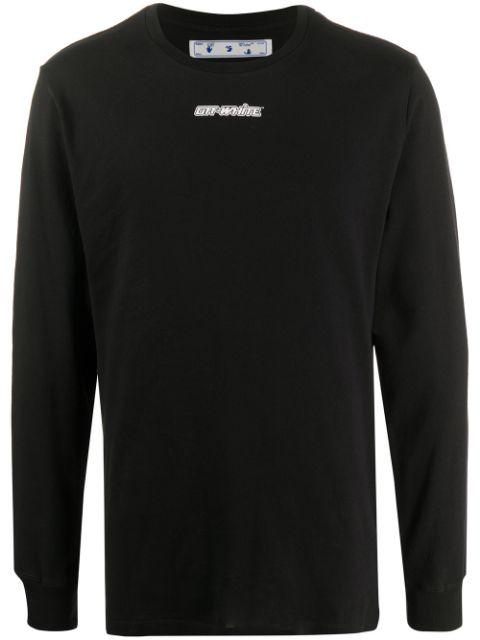 OFF-WHITE Marker Arrows Long Sleeve T-shirt Black - Maison De Fashion 