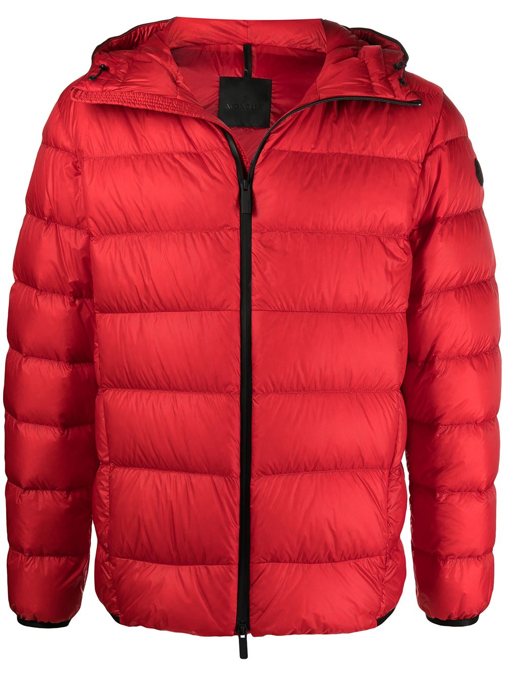 MONCLER Provins Padded Jacket Red - MAISONDEFASHION.COM