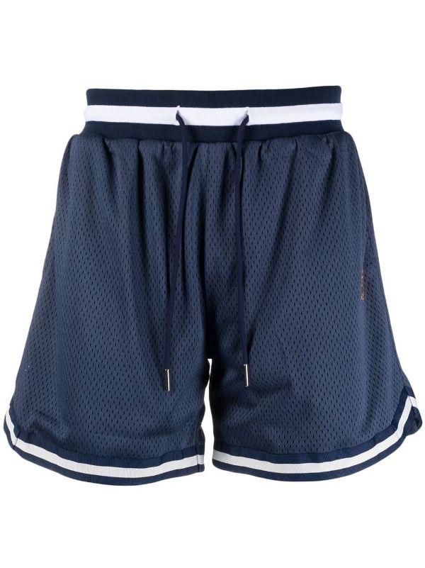 BEL-AIR ATHLETICS Track Shorts Navy - MAISONDEFASHION.COM