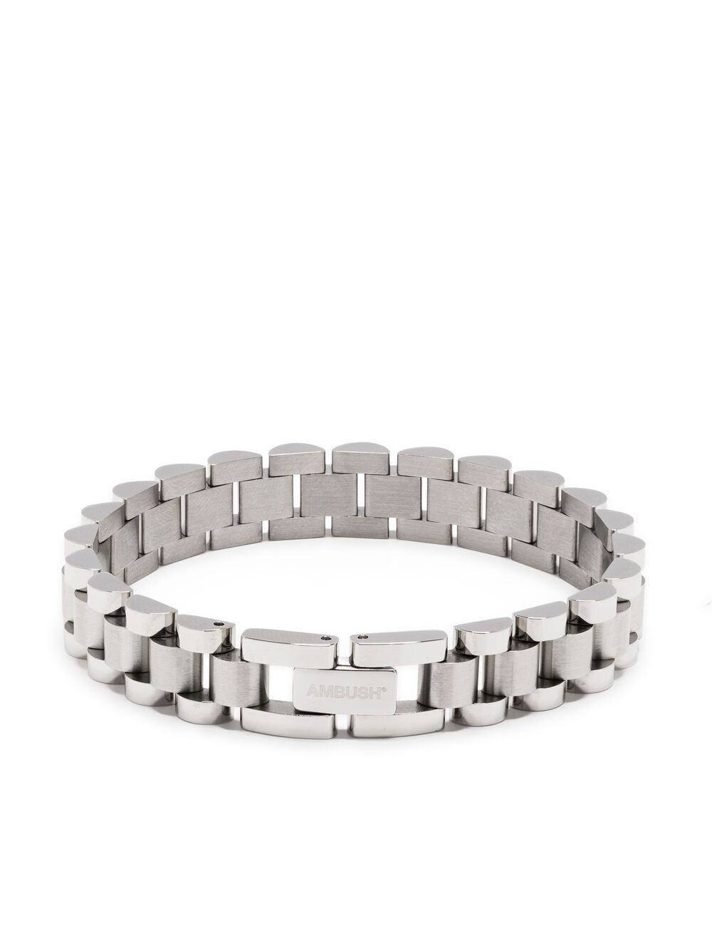 AMBUSH Rollie chain bracelet Silver - MAISONDEFASHION.COM