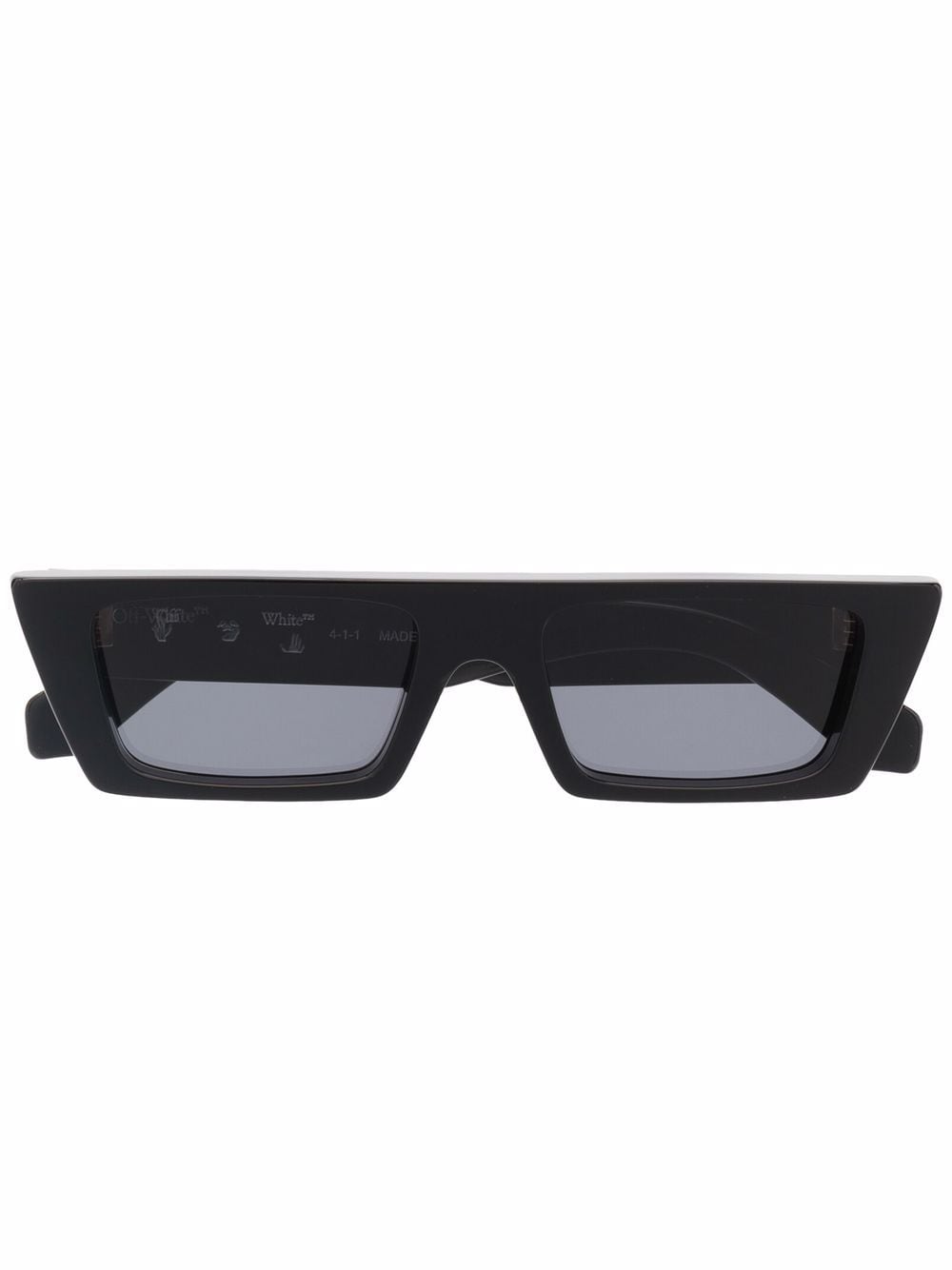 OFF-WHITE Marfa rectangular-frame sunglasses Black - MAISONDEFASHION.COM