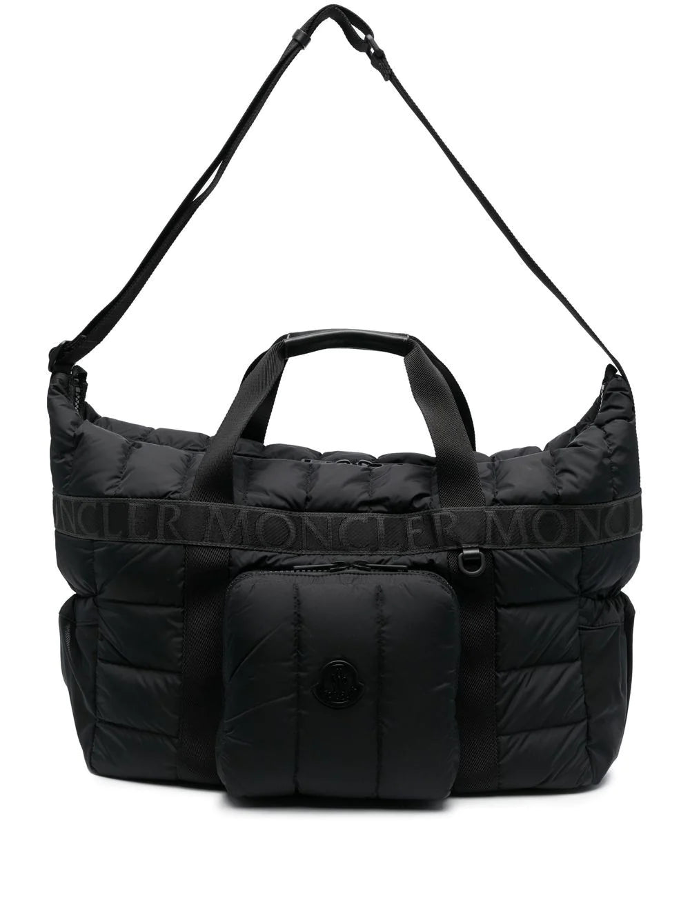 MONCLER Antartika Weekend Bag Black - MAISONDEFASHION.COM