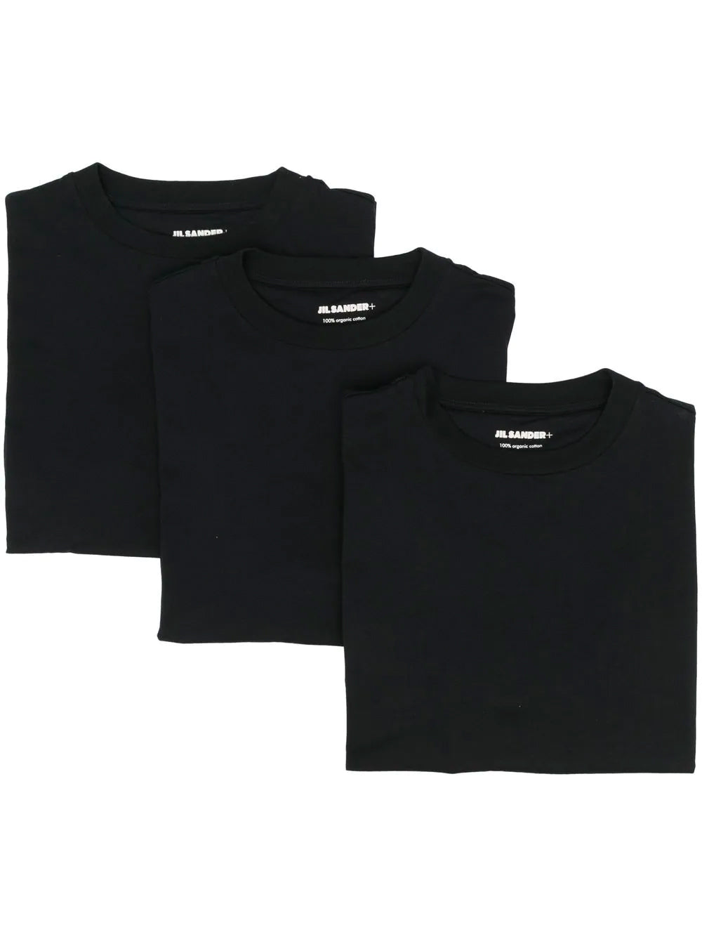 JIL SANDER T-Shirt 3 Pack Black - MAISONDEFASHION.COM