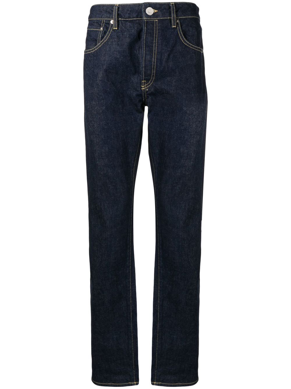 KENZO Rear Logo Slim Fit Jeans - MAISONDEFASHION.COM