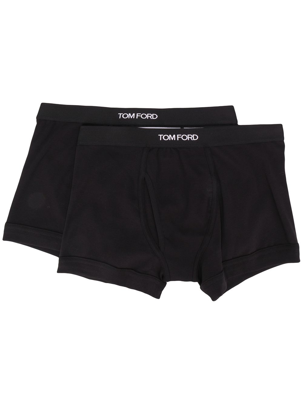 TOM FORD Two-pack logo waistband boxers Black - MAISONDEFASHION.COM