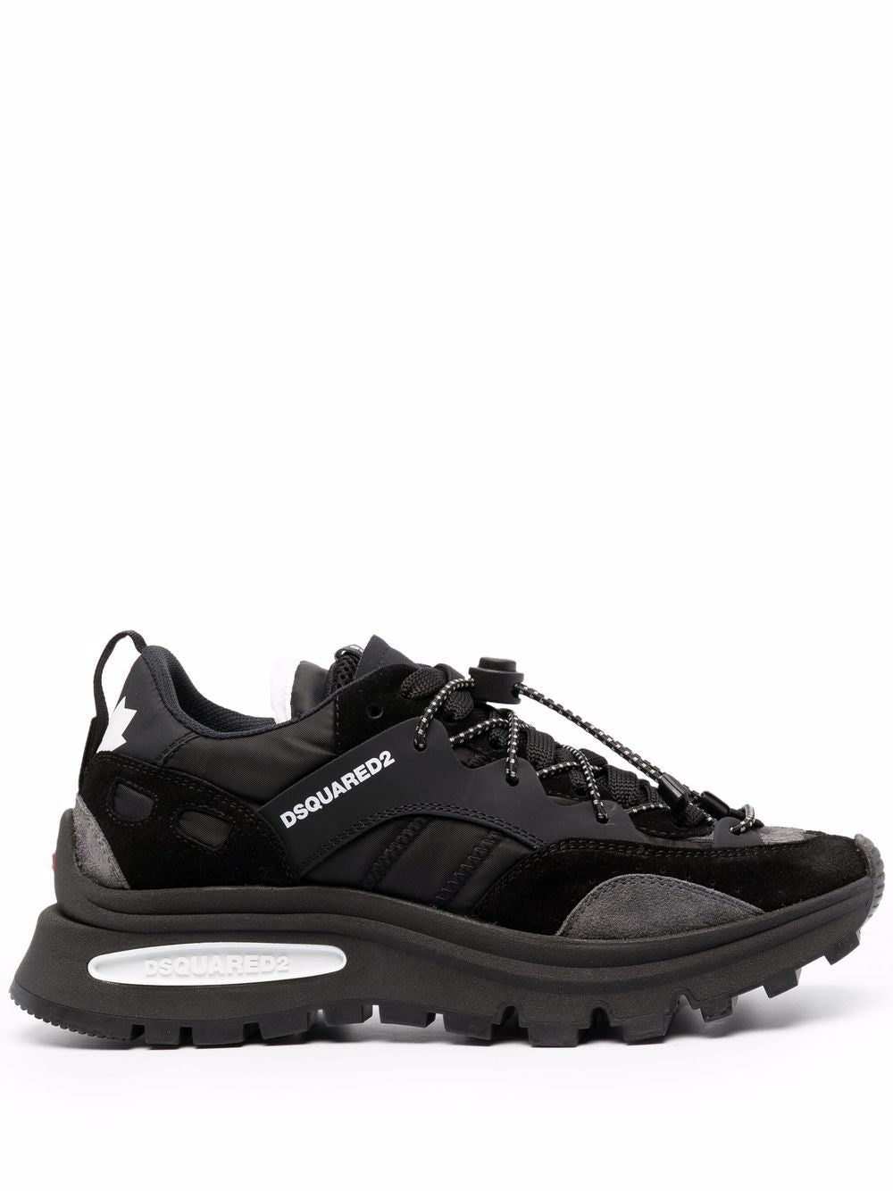 DSQUARED2 Run DS2 panelled sneakers Black - MAISONDEFASHION.COM