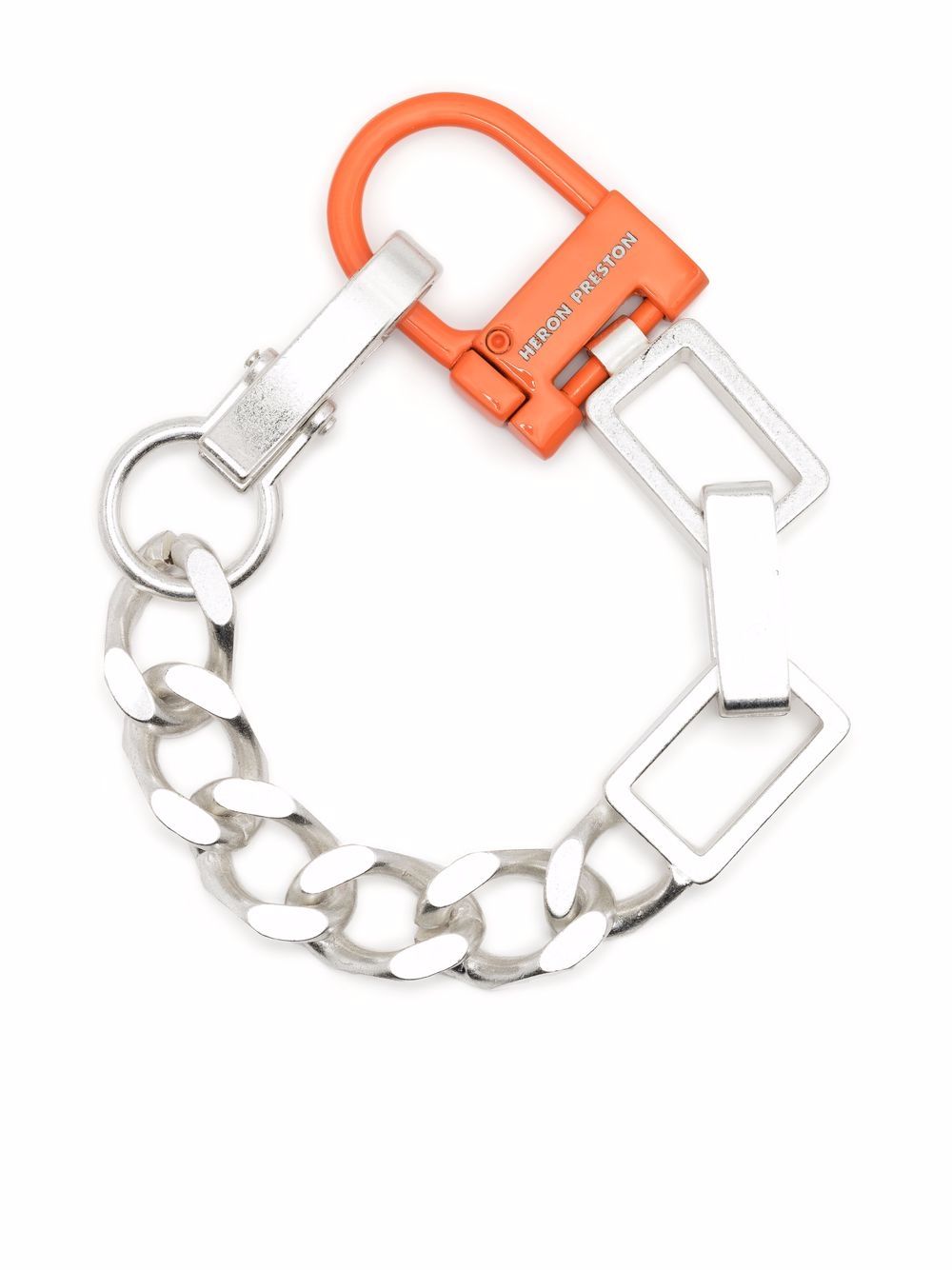 HERON PRESTON Multi Chain Logo Bracelet - MAISONDEFASHION.COM