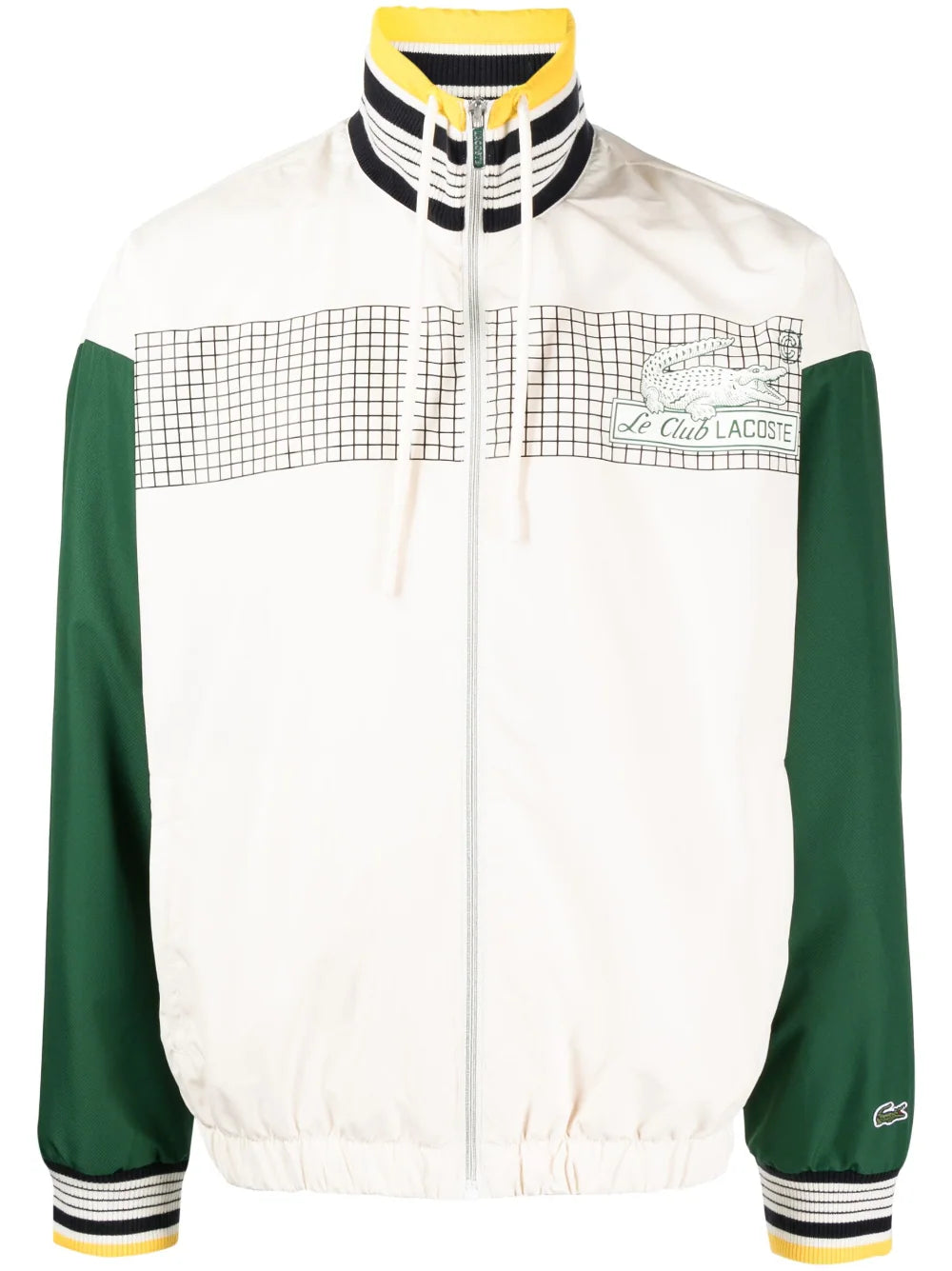 LACOSTE Recycled Polyester Track Jacket Lapland/Green - MAISONDEFASHION.COM