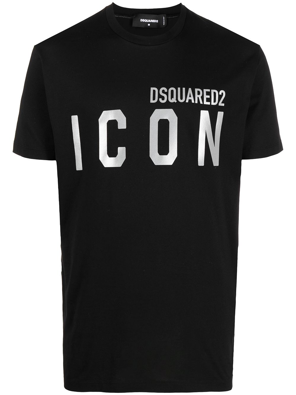 DSQUARED2 Reflective Icon T-Shirt Black - MAISONDEFASHION.COM