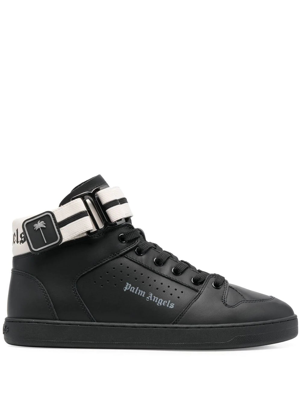 PALM ANGELS Palm 1 Hightop Black - MAISONDEFASHION.COM