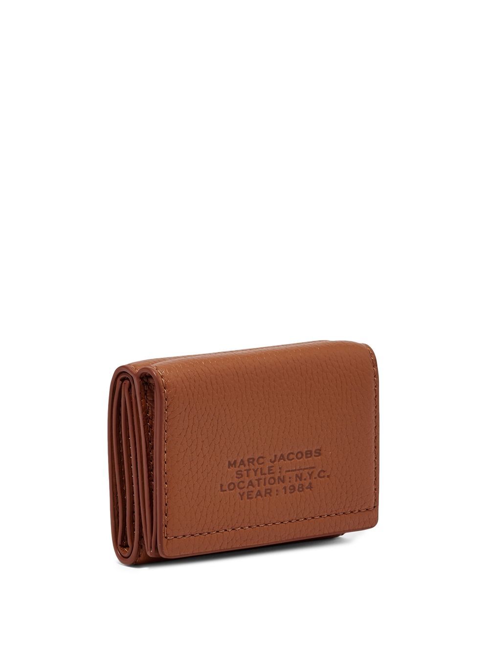 MARC JACOBS WOMEN The Medium Tri-fold Wallet Brown - MAISONDEFASHION.COM