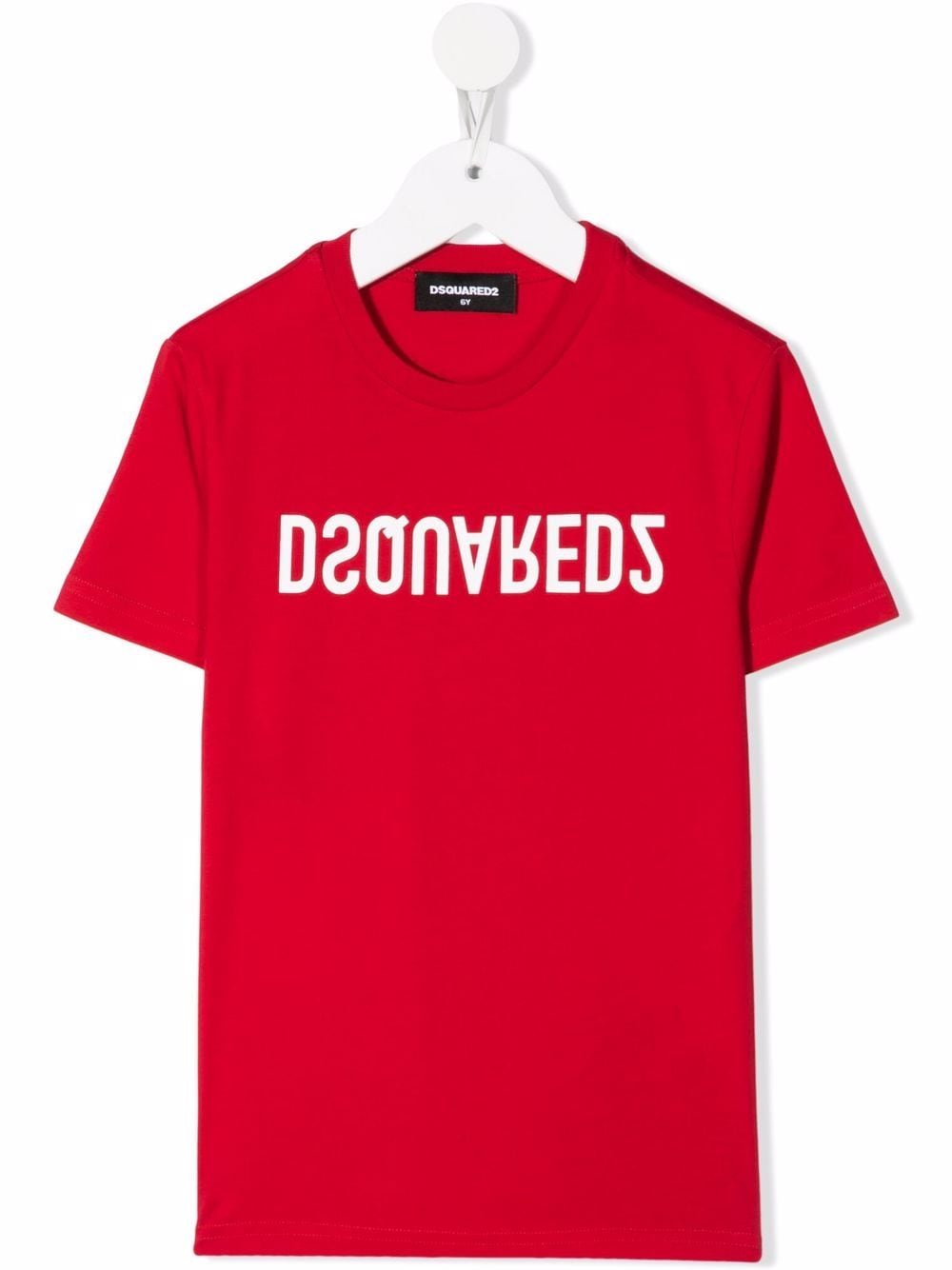 DSQUARED2 KIDS Logo T-Shirt Red - MAISONDEFASHION.COM