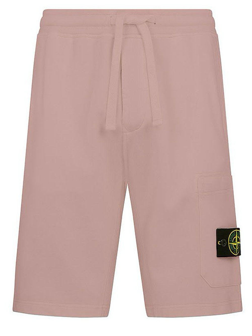 STONE ISLAND Bermuda Cargo Shorts Pink - MAISONDEFASHION.COM