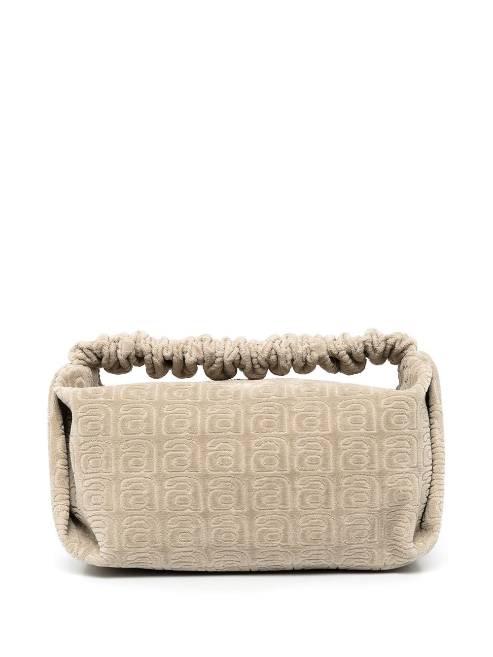 ALEXANDER WANG WOMEN Small Scrunchie Mini Bag Simply Taupe - MAISONDEFASHION.COM