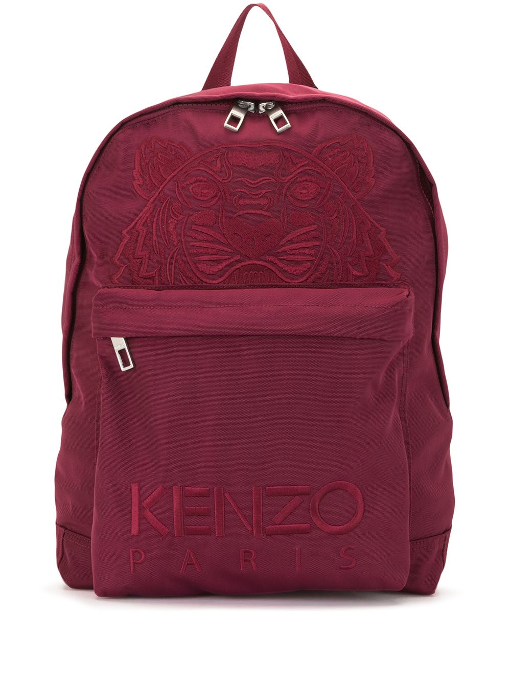 Kenzo Canvas Tiger Embroidered Backpack Red - Maison De Fashion 