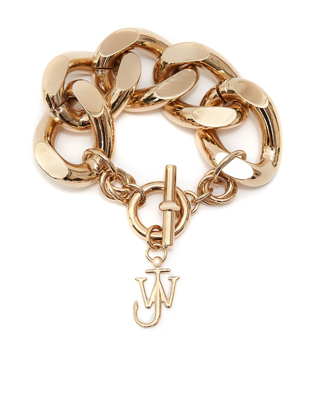 J.W. ANDERSON oversized chain-link bracelet - MAISONDEFASHION.COM