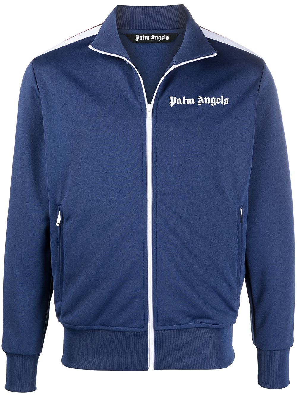 PALM ANGELS Track Jacket Navy/White - Maison De Fashion 