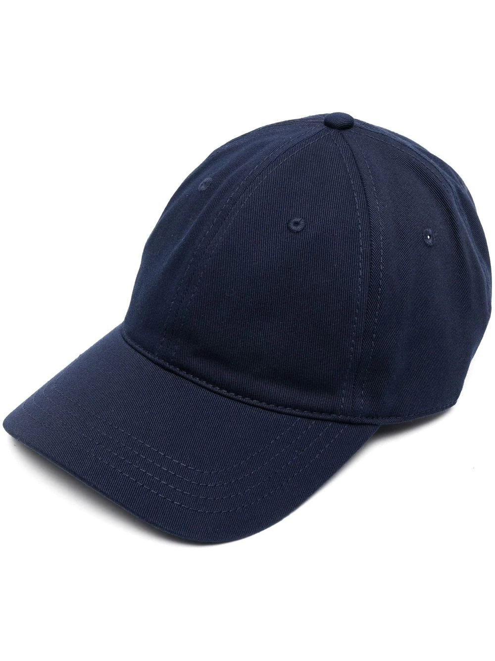 LACOSTE Organic Cotton Twill Cap Navy Blue - MAISONDEFASHION.COM