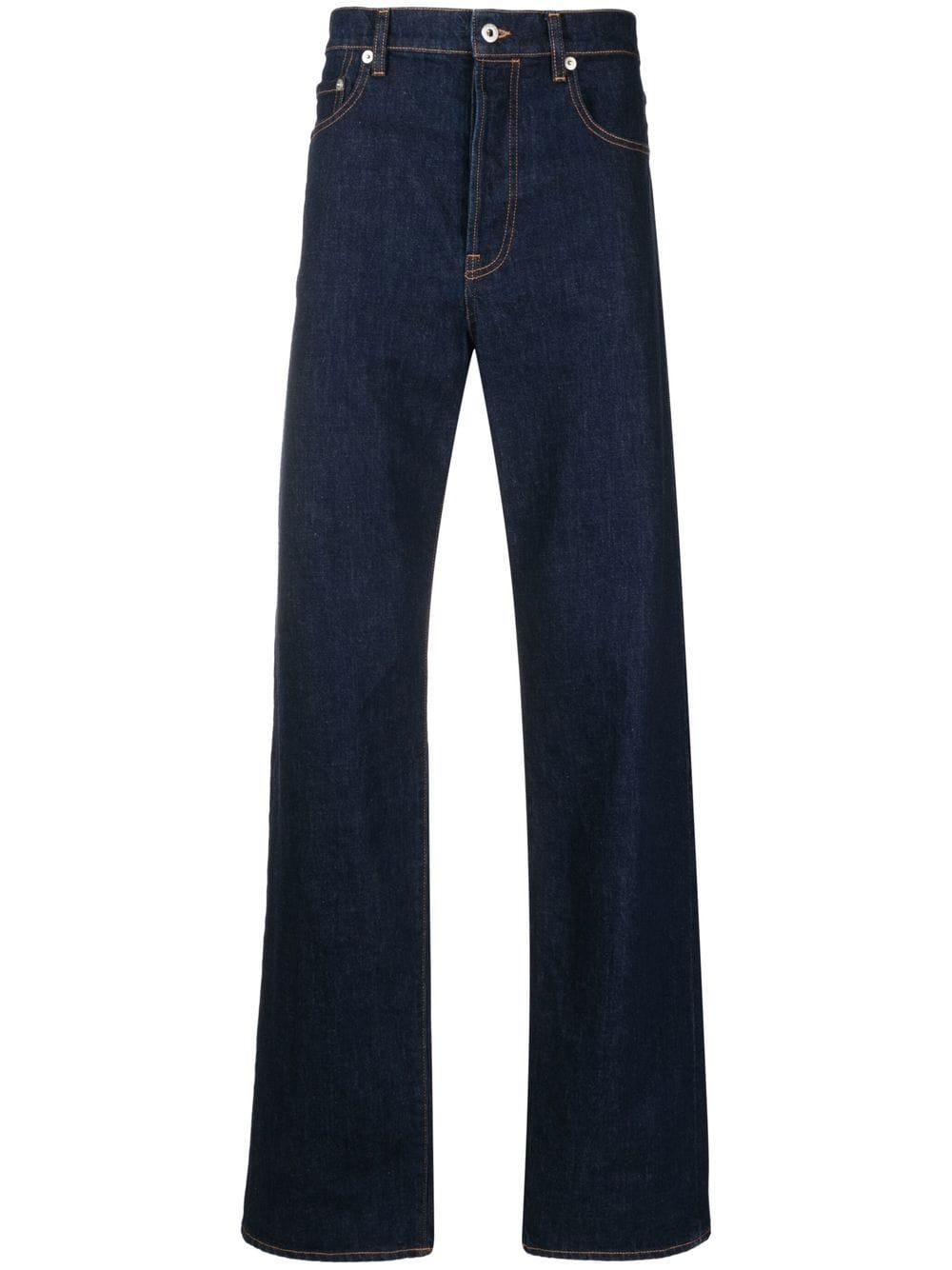 KENZO Denim Pants Rinse Jeans Blue Denim - MAISONDEFASHION.COM