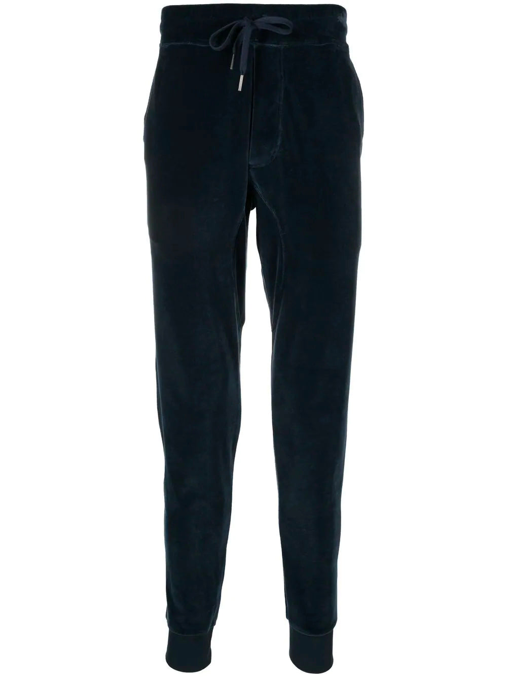 TOM FORD Four-pocket Drawstring-Waist Track Pants Navy - MAISONDEFASHION.COM