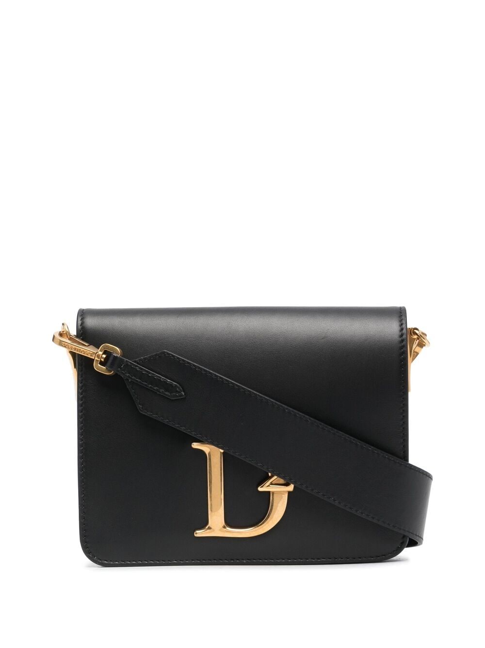 DSQUARED2 Logo-plaque crossbody bag Black - MAISONDEFASHION.COM