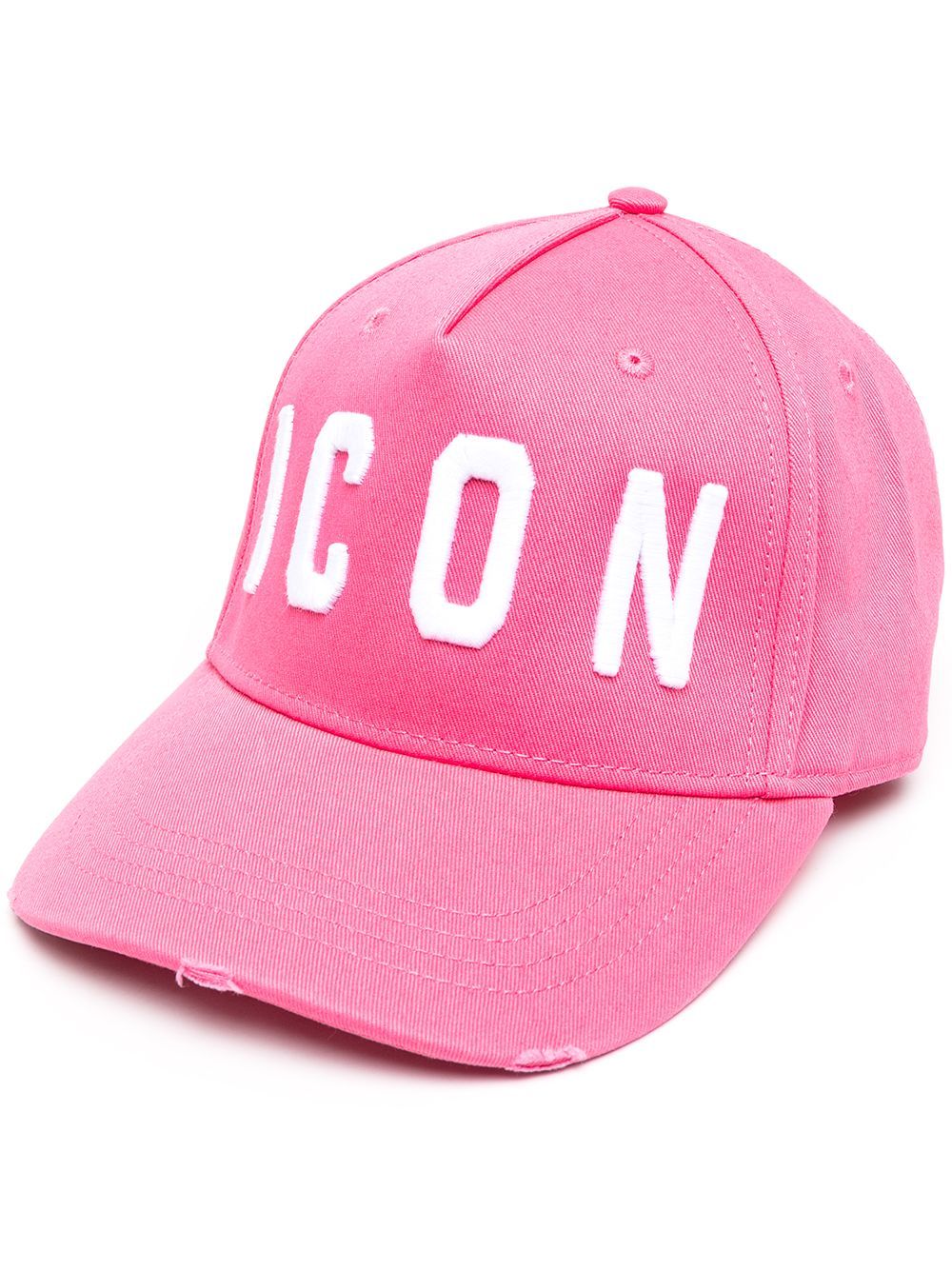 DSQUARED2 Icon Logo Cap Pink - MAISONDEFASHION.COM