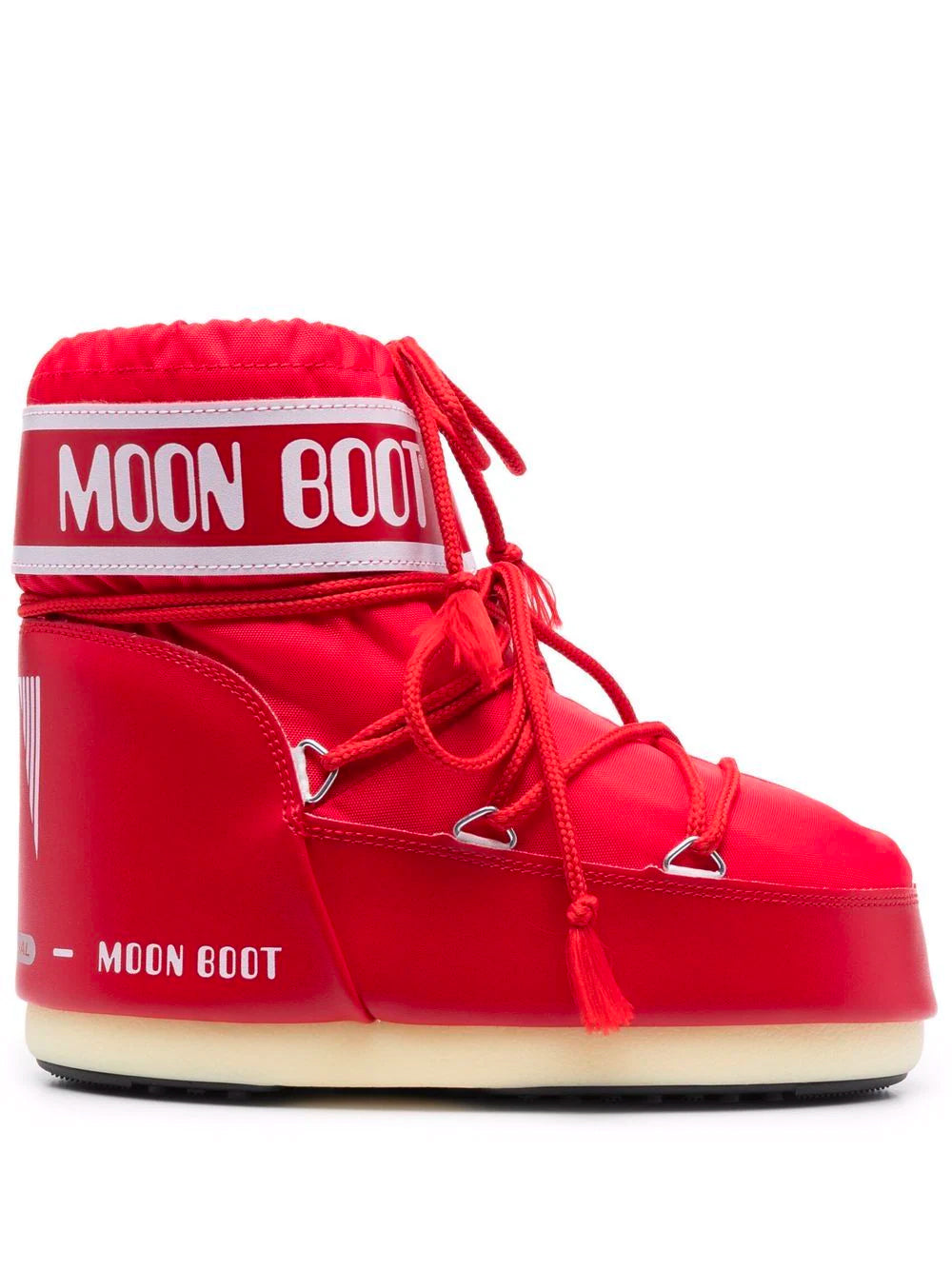 MOON BOOT Women's Icon Low Boots Red - MAISONDEFASHION.COM