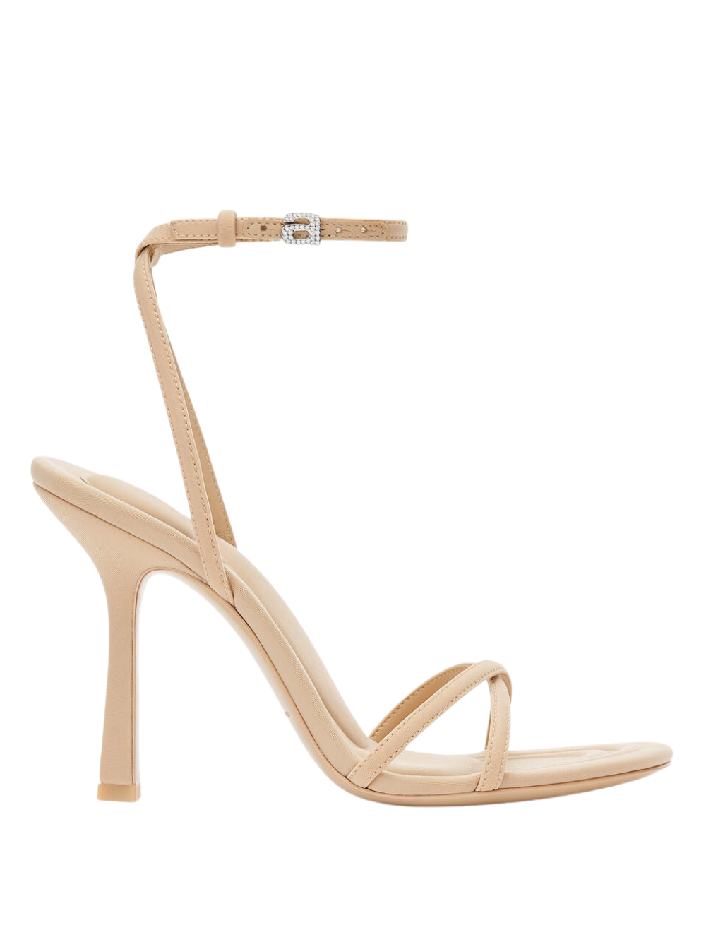 ALEXANDER WANG WOMEN Dahlia 105 Leather Sandals Whey - MAISONDEFASHION.COM