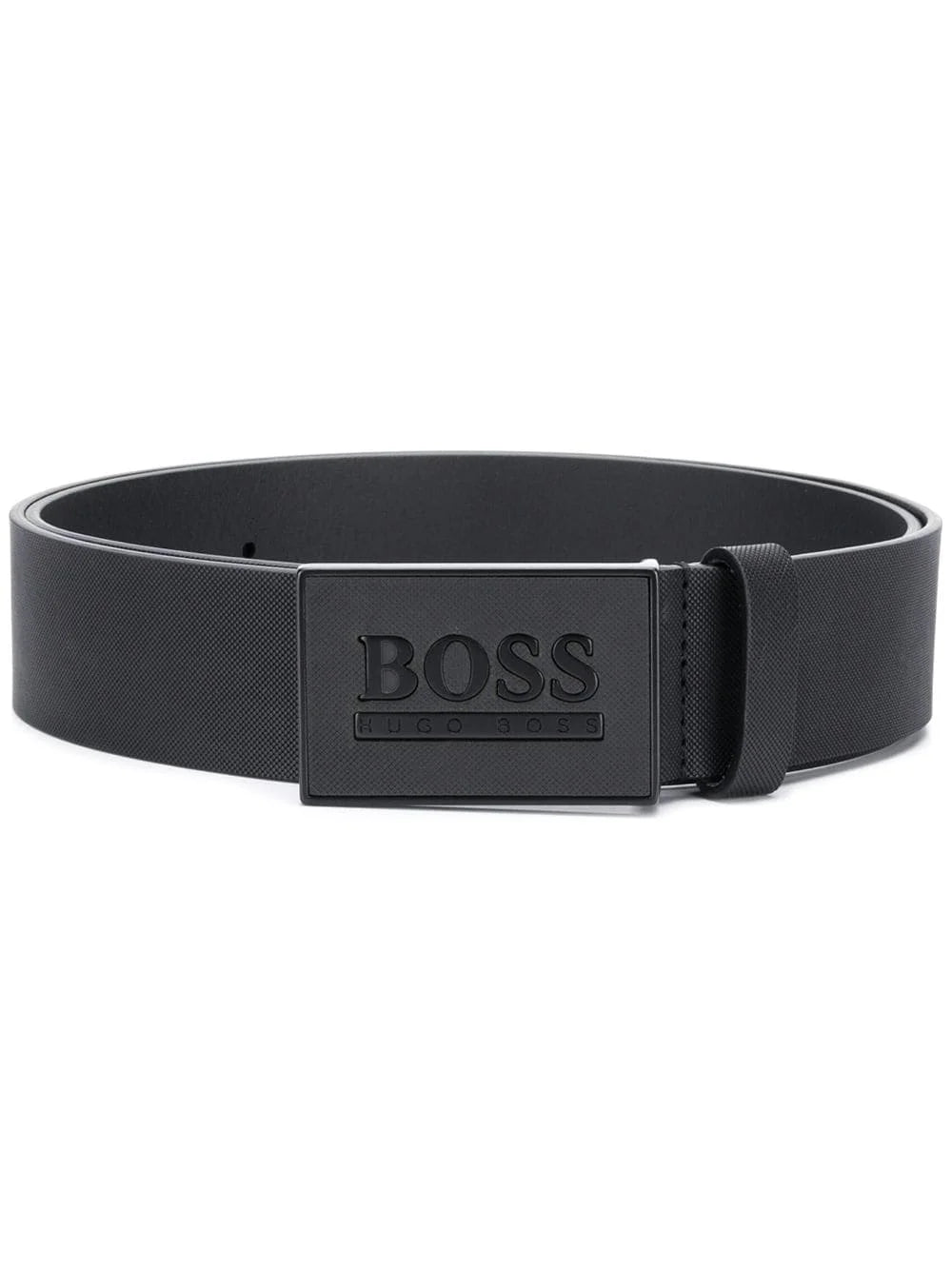 BOSS Icon Belt Black - MAISONDEFASHION.COM