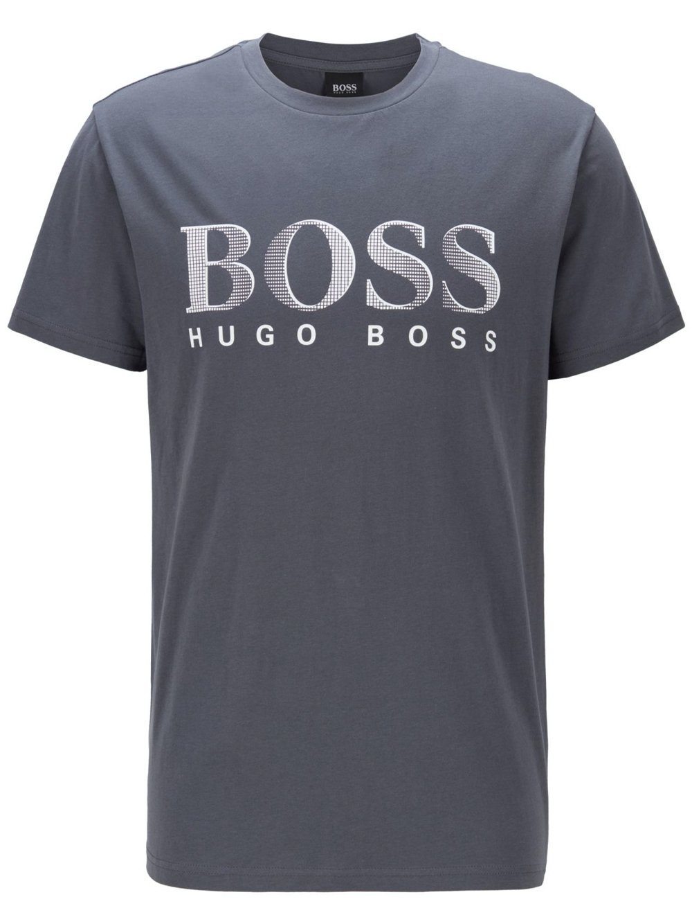 BOSS Logo T-Shirt Grey - MAISONDEFASHION.COM