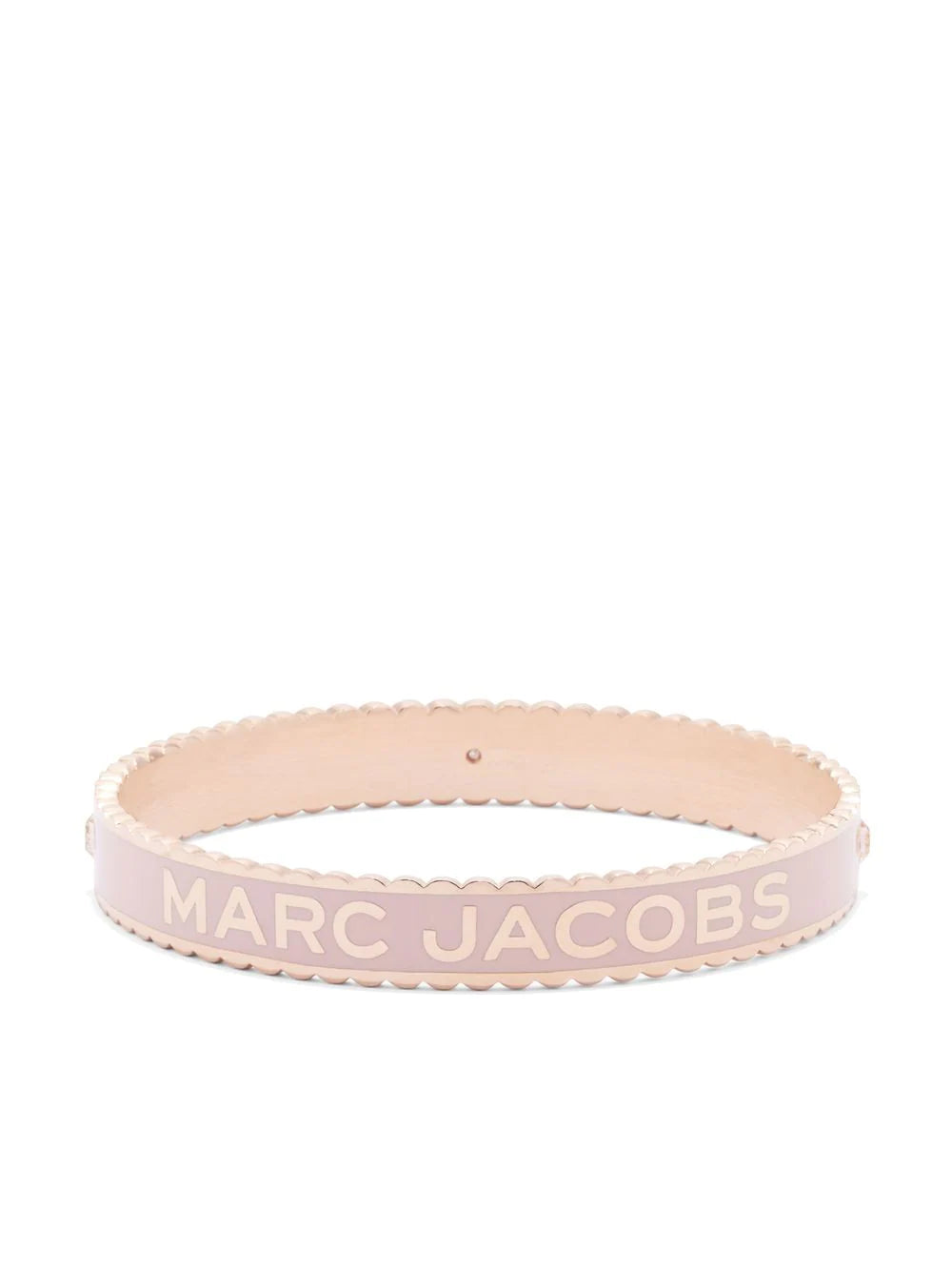 MARC JACOBS WOMEN The Medallion Large Bangle Sand/Rose Gold - MAISONDEFASHION.COM