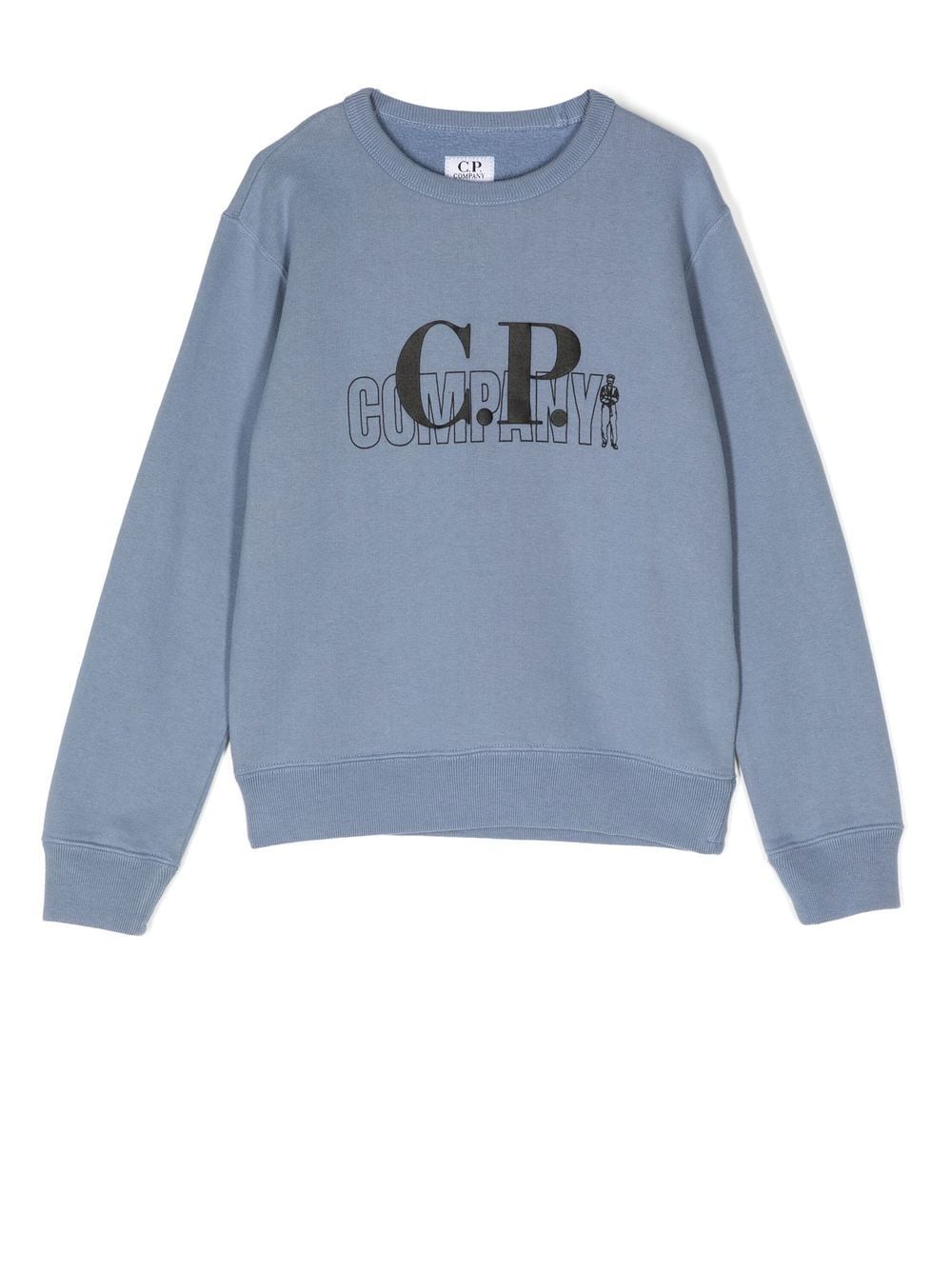 C.P. COMPANY KIDS Graphic-print Detail Sweatshirt Infinity - MAISONDEFASHION.COM