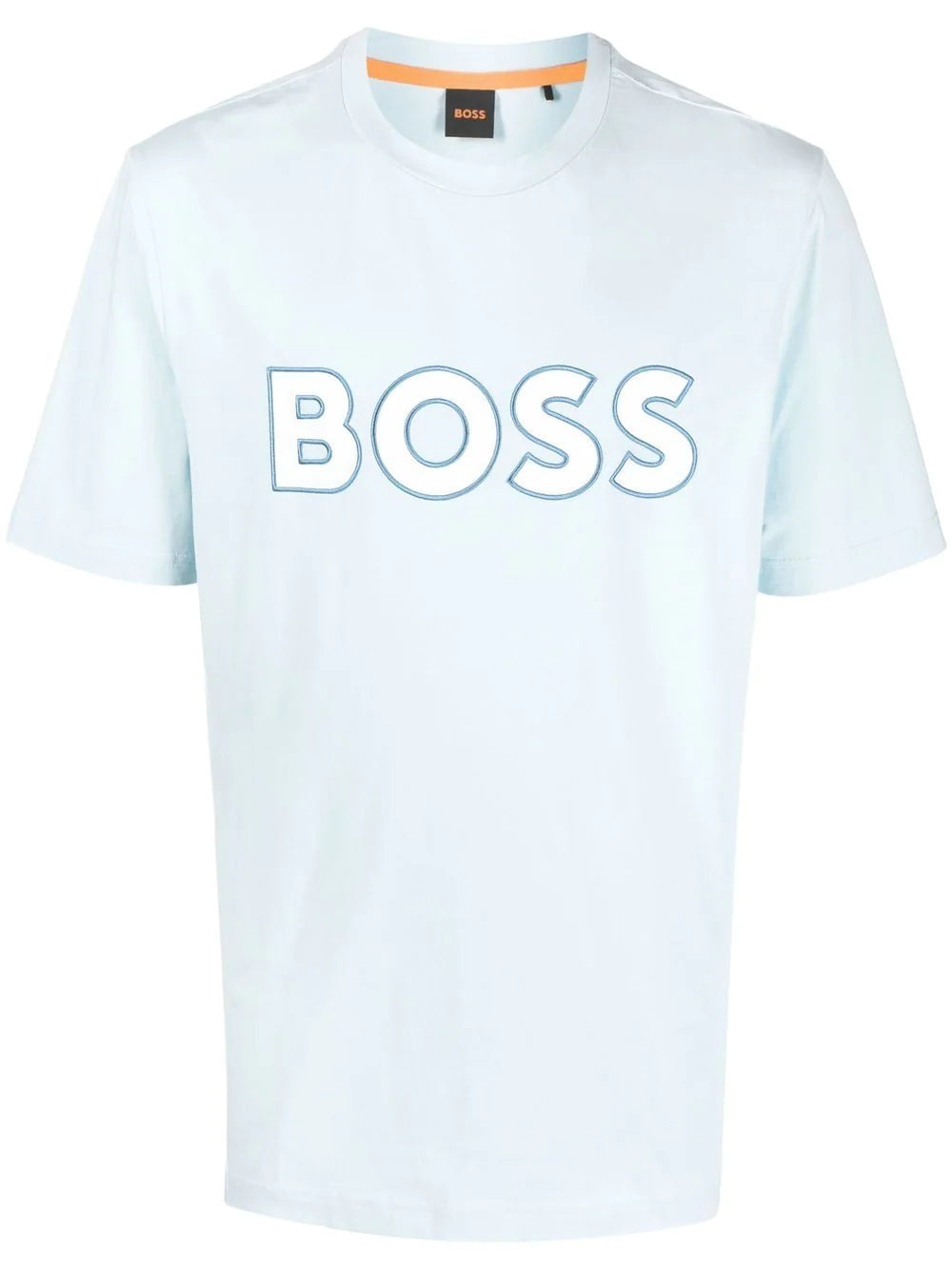 BOSS Telogox Logo-print T-shirt Open Blue - MAISONDEFASHION.COM