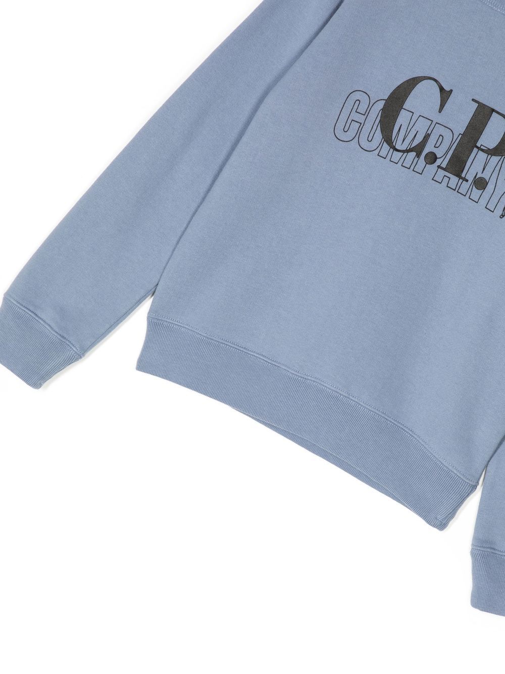 C.P. COMPANY KIDS Graphic-print Detail Sweatshirt Infinity - MAISONDEFASHION.COM