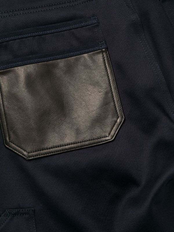 ALEXANDER MCQUEEN Workwear Pants Navy - MAISONDEFASHION.COM