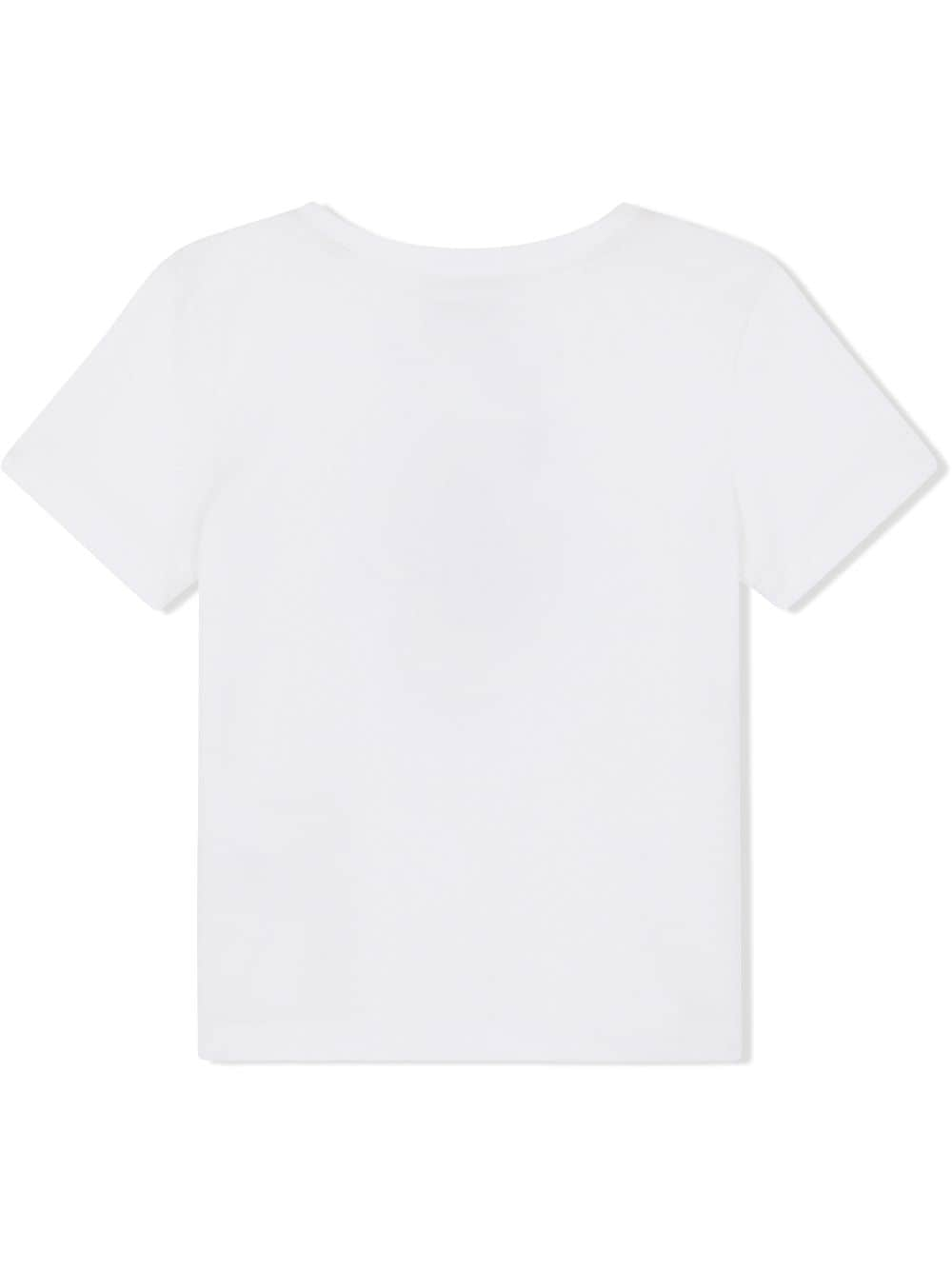 DOLCE & GABBANA KIDS Heart and logo-print T-shirt White - MAISONDEFASHION.COM