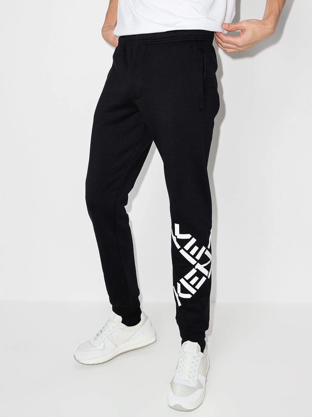 KENZO Sport Classic Sweat Pants Black - MAISONDEFASHION.COM