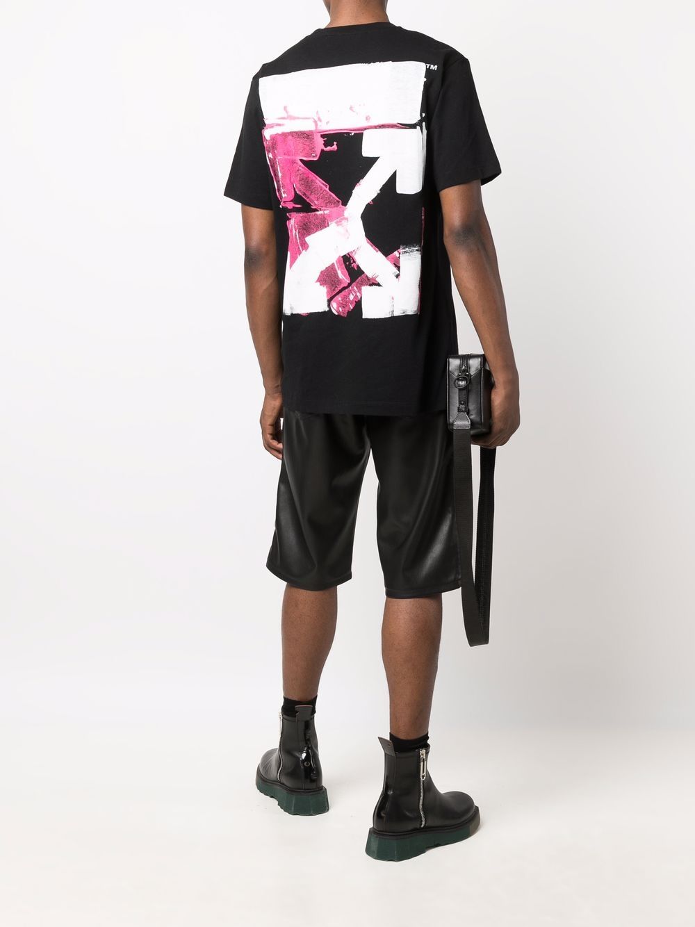 OFF-WHITE Acrylic Arrows Print T-Shirt Black