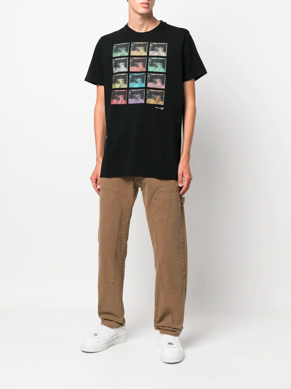 MAHARISHI Camo Electric Chair T-Shirt Black - MAISONDEFASHION.COM