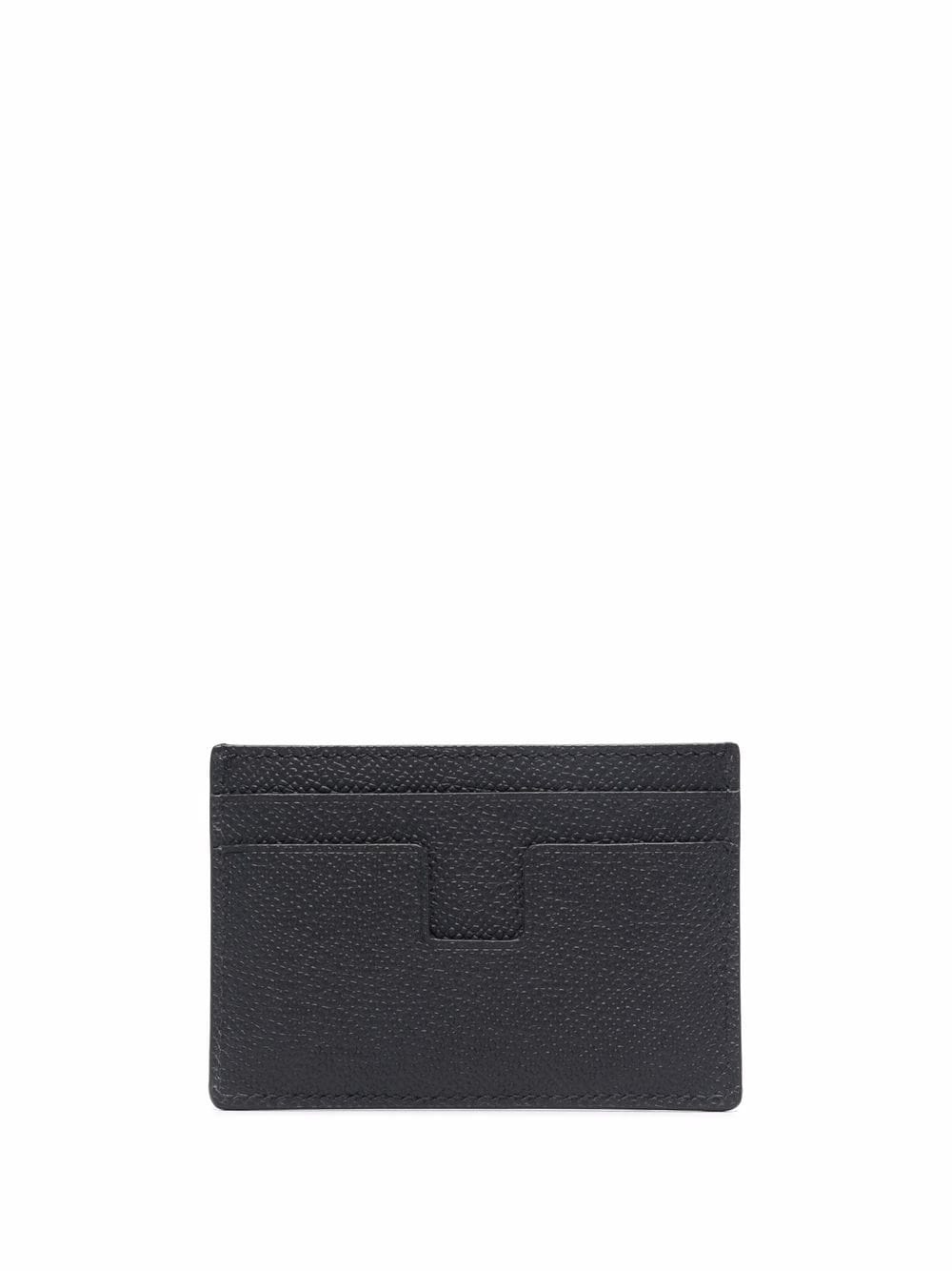 TOM FORD Logo-print leather cardholder Black - MAISONDEFASHION.COM