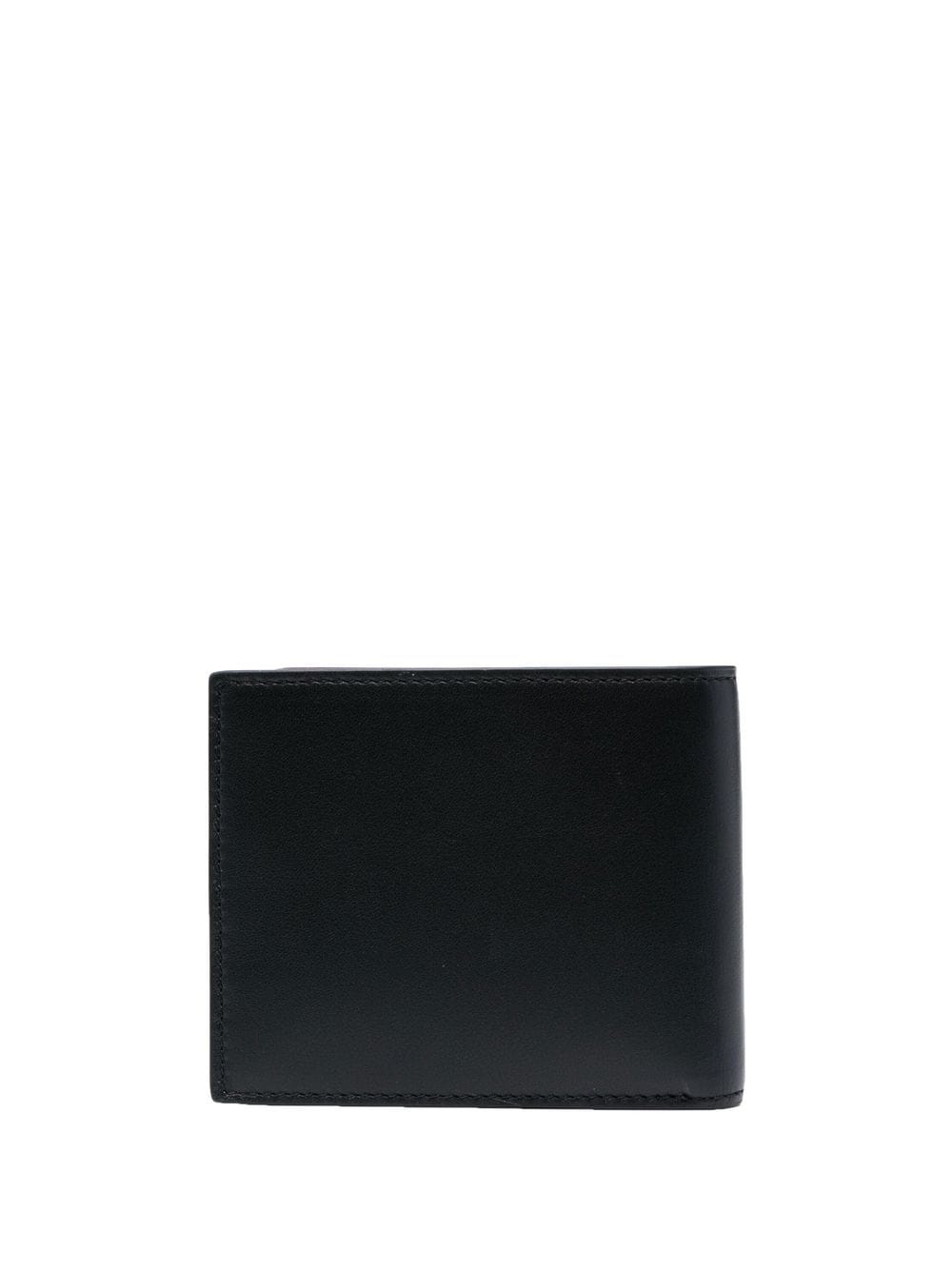 OFF-WHITE Quote Bi-Fold Wallet Black/Orange - MAISONDEFASHION.COM