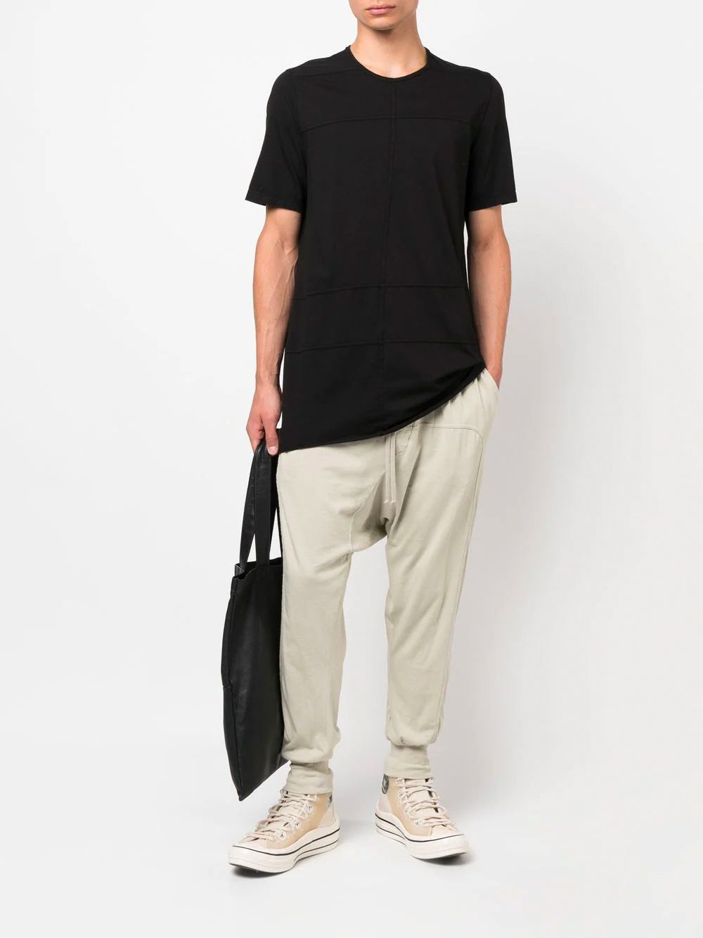 RICK OWENS DRKSHDW Knit T-Shirt Black - MAISONDEFASHION.COM