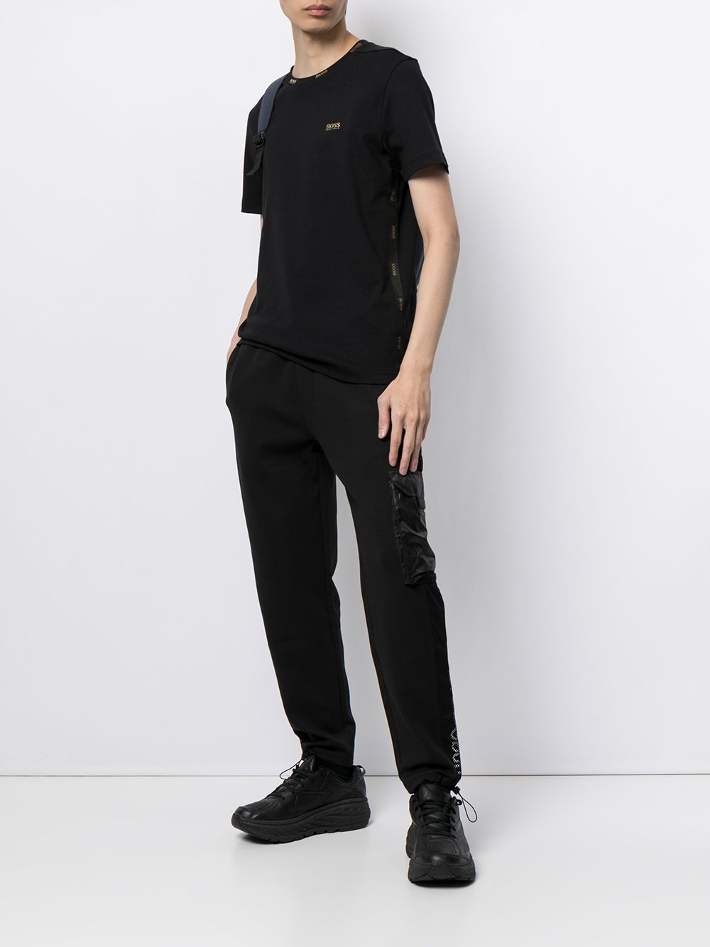 Ghugho Inset HUGO Mesh Insert Track Pants Black – MAISONDEFASHION.COM