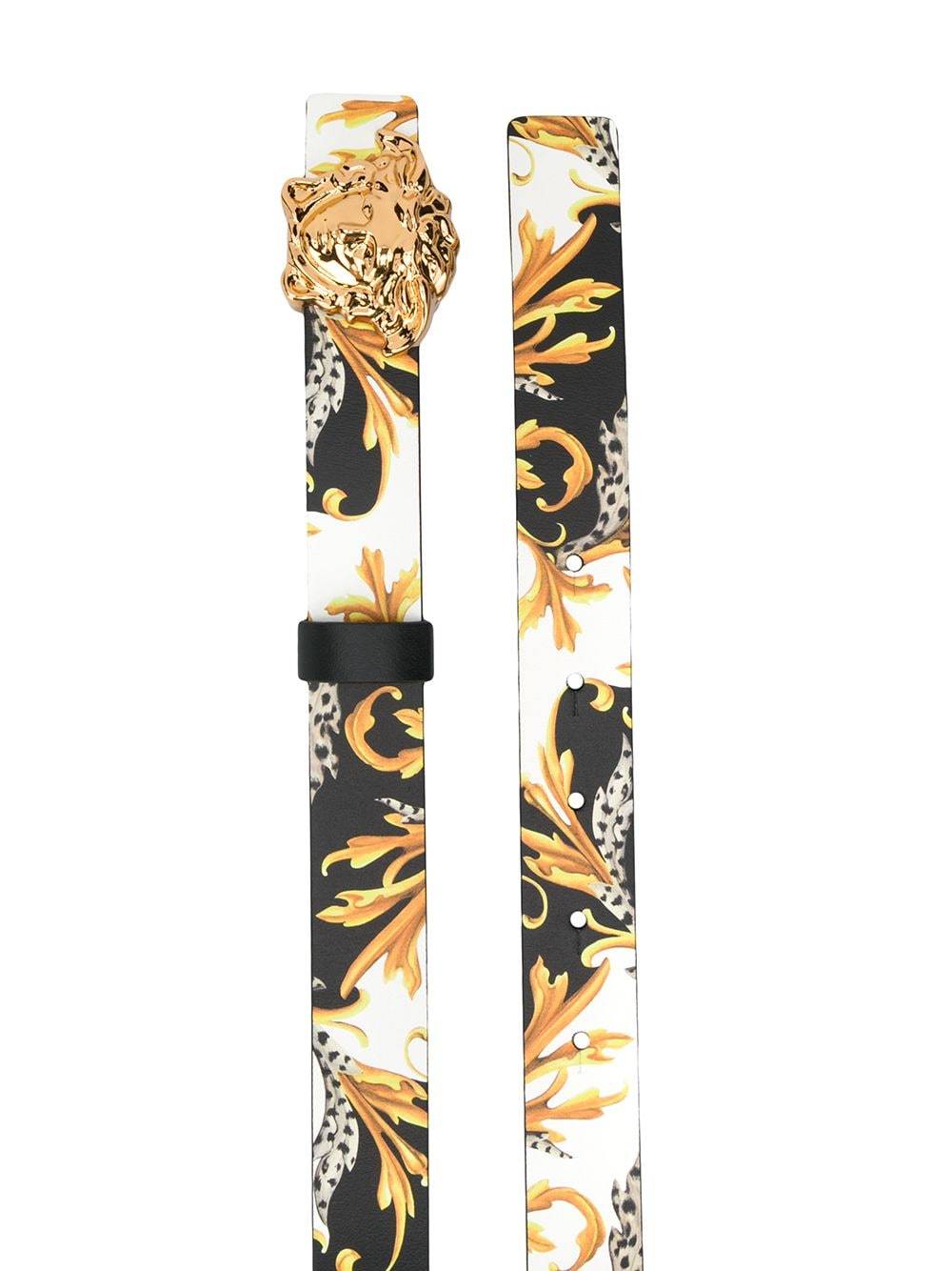 VERSACE KIDS Medusa Logo Baroque Print Belt - Maison De Fashion 
