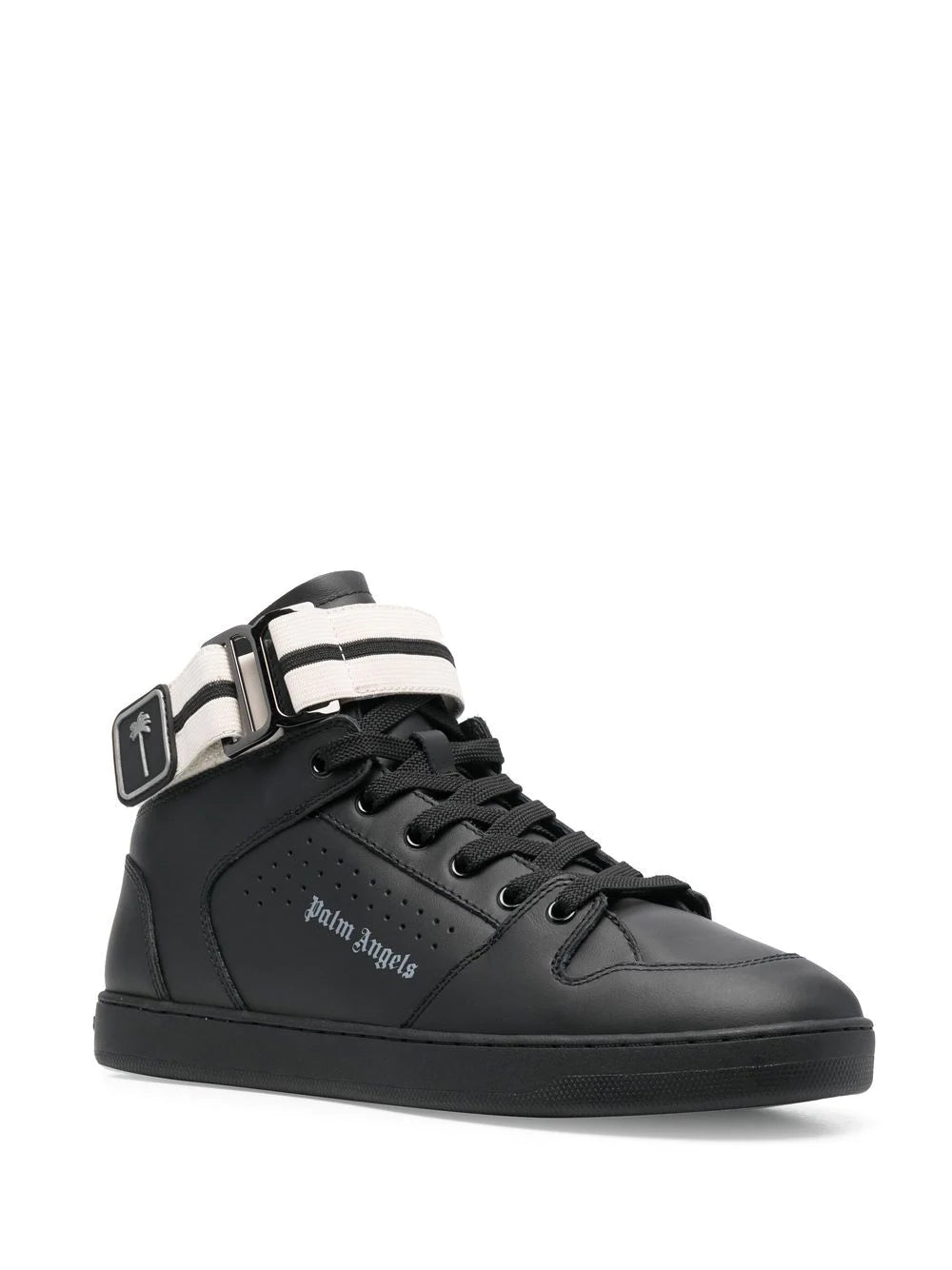 PALM ANGELS Palm 1 Hightop Black - MAISONDEFASHION.COM