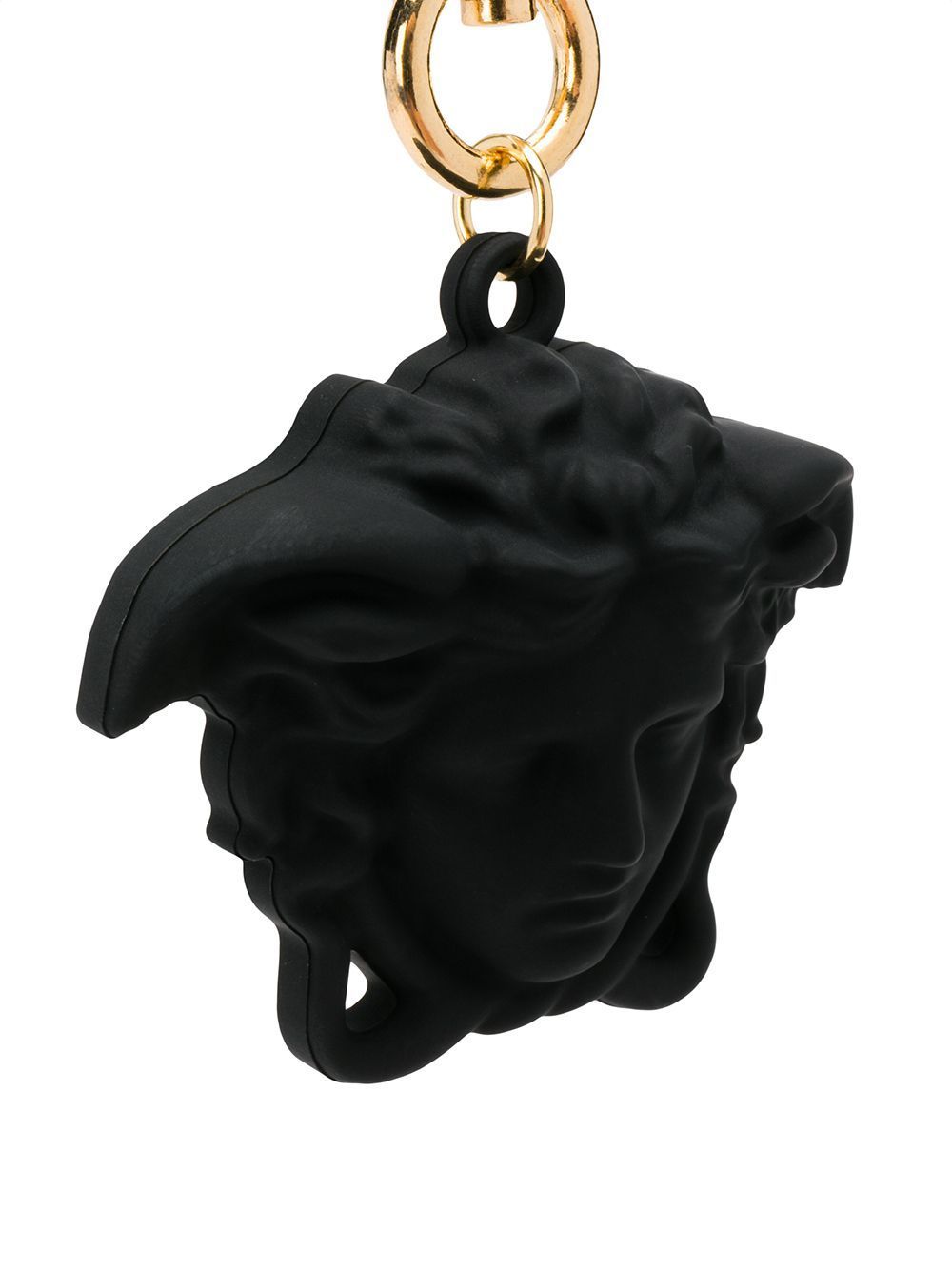 VERSACE KIDS Medusa Head Keyring Black - Maison De Fashion 