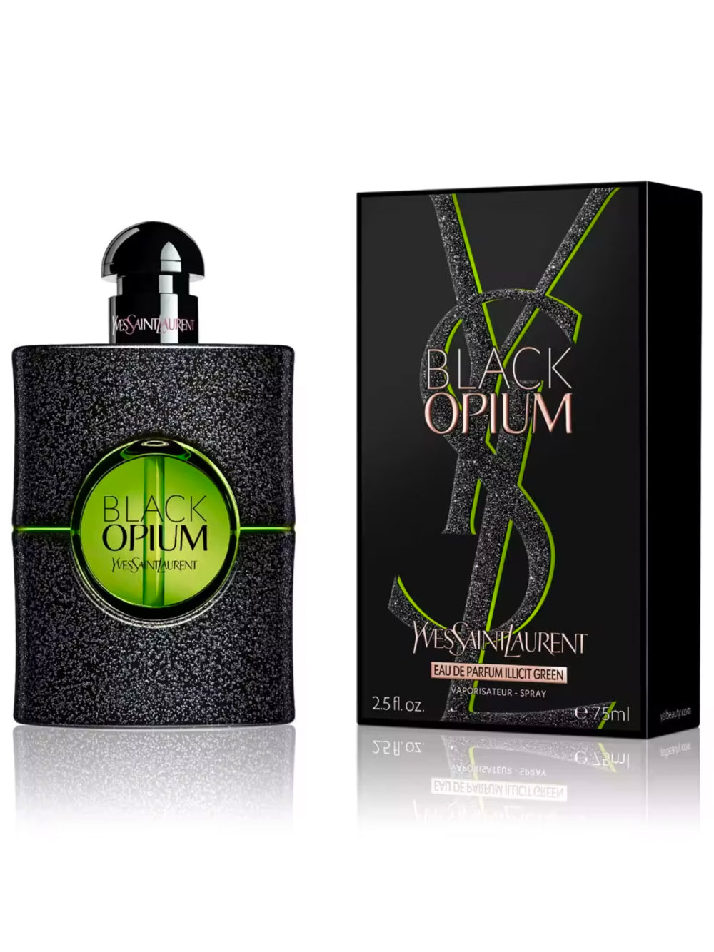 YVES SAINT LAURENT Black Opium Green Eau de Parfum - 75ml - MAISONDEFASHION.COM